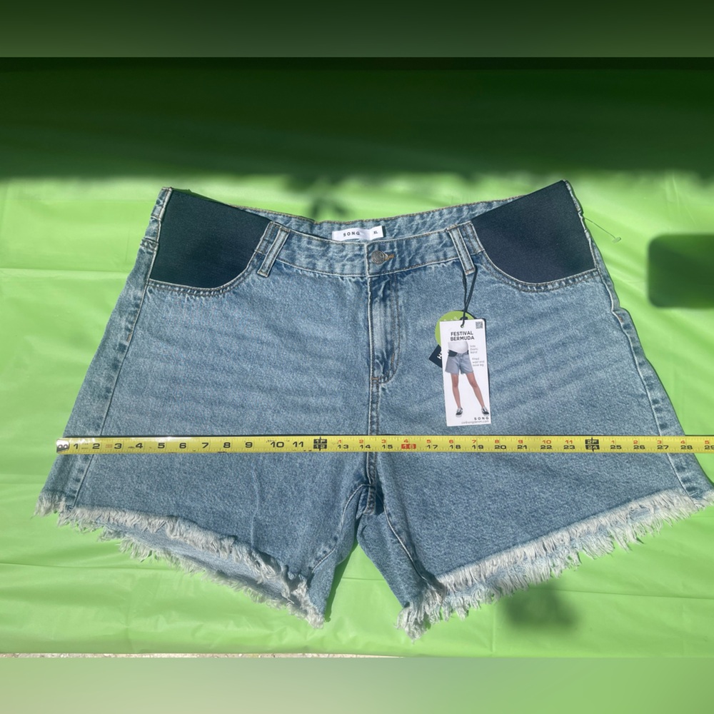 Maternity Bermuda Denim Shorts size XL - Picture 14 of 16